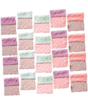 Solustre 60-Piece Microfiber Cleaning Cloth Set - Kitchen Dish Towels in 3 Colors | Durable Absorbent & No-Spill Cloths for Effortless Cleaning - Buy Online on GoSupps.com