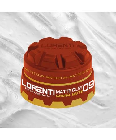 LORENTI TOKYO & SEOUL Hair Styling Wax | Oil-Free Cream for Curly & Frizz Hair | Volume & Shape Pomade 2.7 Oz - Matte Clay Natural Matte 09 - Buy Online on GoSupps.com
