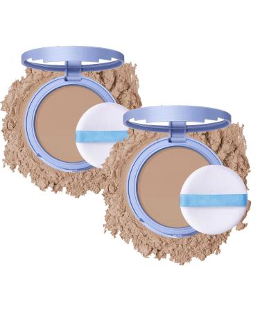 LXCJZY Matte Wet and Dry Powder Matte Perfection Pressed Powder Lasting Waterproof Makeup Pressed Powder Waterproof Long Lasting Finishing Powder Oil Control Face Pressed Powder (2PCS 05 10g) 2pcs 05 10 g (Pack of 1)