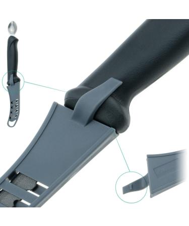 Marttiini Fishing Knife - Full-Tang Martef Coated 3-in-1 Fish Cleaner Knife for Dislocation & Disassembly | International Shipping Available - Buy Online on GoSupps.com