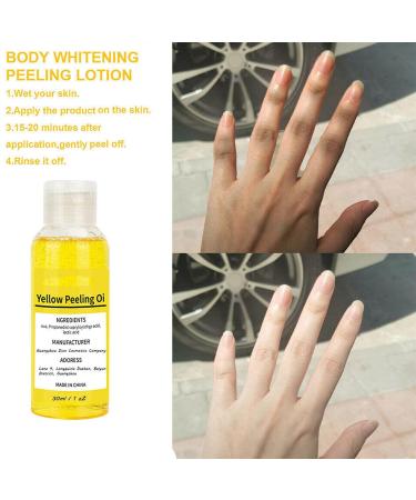 Super Strength Yellow Peeling Oil for Dark Skin - 30/50ml Exfoliating Lightening Treatment - Extra Strength for All Skin Types - Buy Online on GoSupps.com