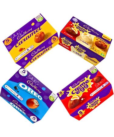 Multipack Chocolate Easter Eggs With 4 Boxes of Mixed Easter Eggs | 5x Oreo 5x Caramel 5x Creme Egg & 5x Mixed Classic White & Caramel Eggs | Easter Chocolates | 200g - Buy Online on GoSupps.com
