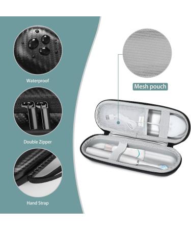 MOSISO Toothbrush Travel Carrying Case for Oral-B Electric Toothbrush - Portable Waterproof Hard EVA Storage Bag (Black) - Buy Online on GoSupps.com