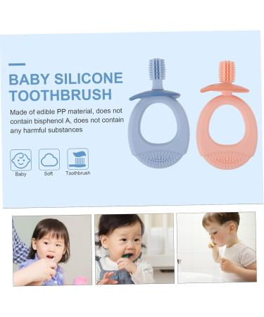 Frcolor 16 STK Silicone Toothbrush for Kids - Baby & Toddler Chew Toys for Molar Cleaning | Safe & Fun Oral Care - Buy Online on GoSupps.com