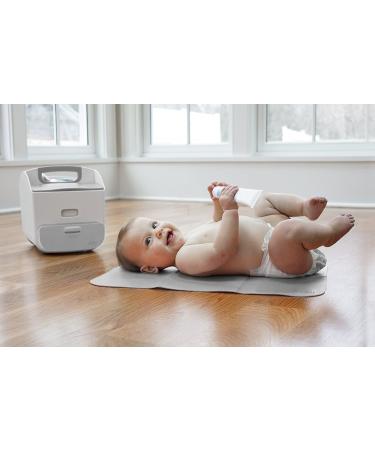 Ubbi Portable Diaper Changing Station Caddy Organizer with Changing Mat - Gray | Diaper Storage for Baby Essentials - Buy Online on GoSupps.com