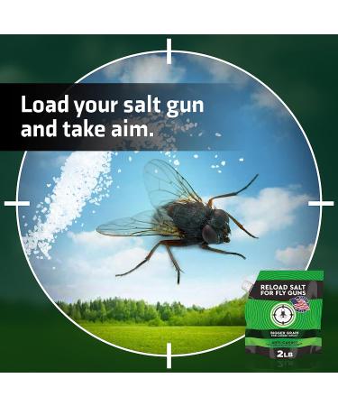 Impresa 2 lbs. Fly Salt for Fly Shooters  Made in The USA  Large Grain Salt for Fly Shooter - with Pouring Spout for Easy Loading  Non Caking - Buy Online on GoSupps.com