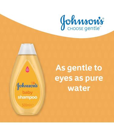 Johnson's Baby Shampoo 500ml - Gentle Cleansing Formula (Pack of 1) - Buy Online on GoSupps.com