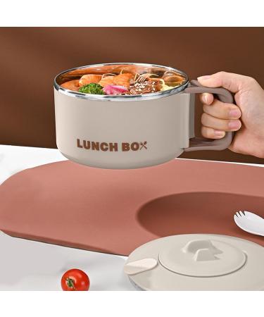 CENMOO Noodle Bowl Ramen Bowl 1200ml Ramen Kitchen Noodle Bowl with Lid Ram Bowl with Handle for Microwave Portable Soup Bowl Lunch Box for - Buy Online on GoSupps.com