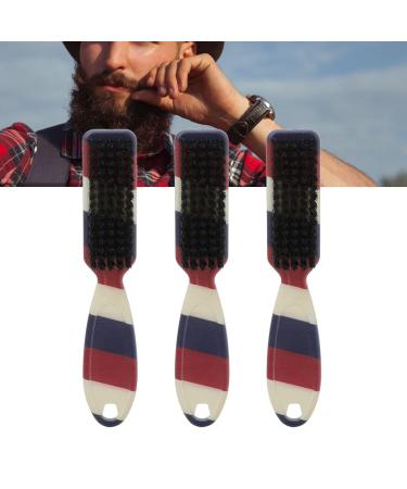 Beard Fade Brush Set - 3-Piece Soft Barber Fade Brush with Ergonomic Handle & Striped Pattern for Salon Use | International Shipping Available - Buy Online on GoSupps.com