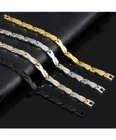 WDYY Elegant Magnetic Therapy Bracelet for Weight Loss & Fatigue Relief - 4PCS Slimming Bracelet for Men & Women - Buy Online on GoSupps.com
