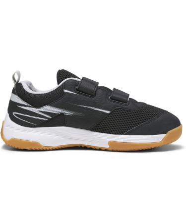 PUMA Unisex Kinder Varion II V Jr Indoor Court Shoe 34 EU - Black Cool Light Gray Yellow Blaze Gum | Shop Now for International Shipping - Buy Online on GoSupps.com