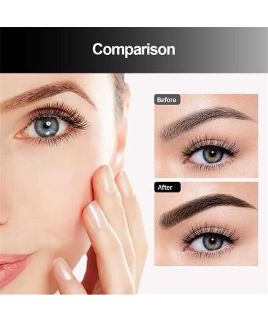 Eyebrow Pen Eyebrow Pencil with 4-Fork-Tip Liquid Eyebrow Pencils for Women Eyebrow Pen Last All-Day Eyebrow Pencil (Black) - Buy Online on GoSupps.com