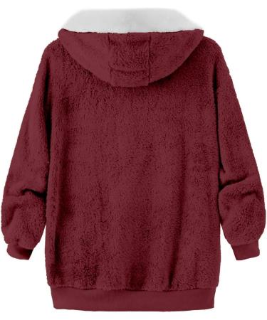 Shop Women's Oversized Plush Jacket - Lightweight Quilted Fleece Coat with Hood | Winter Collection in Multiple Colors - Buy Online on GoSupps.com