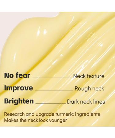 Turmeric Neck Firming Cream Turmeric Neck Cream for Firming Anti-Aging Hydration Reduce Neck Wrinkles Lifting Cream for Sagging Skin Fine Lines D collet  - Buy Online on GoSupps.com