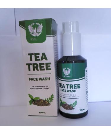Buy Tea Tree Wash with Moringa Oil & Willow Bark Extract 50 ML | Natural Skincare for Clear Skin - International Shipping Available - Buy Online on GoSupps.com