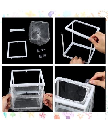 2 Pack Fish Breeding Box - Nylon Fry Hatchery Mesh with Suction Cups - Small & Big Sizes - Buy Online on GoSupps.com