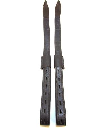 PS Horse Articles Mono Stirrup Leathers - Extra Thin Buckleless Suspension - Brown Medium | International Shipping - Buy Online on GoSupps.com
