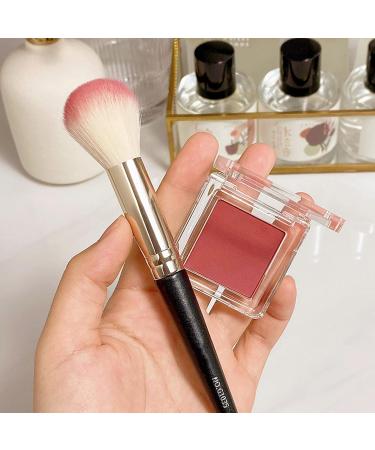 Dense Round Head Blush Brush for Makeup Portable and Lightweight Strong Powder Grip Even Coloring Ideal for Makeup Artists and Women with Travel Bag - Buy Online on GoSupps.com