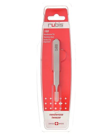 Rubis Switzerland Needle Nose Tweezer - Precision Swiss-Made Tweezers - Buy Online on GoSupps.com
