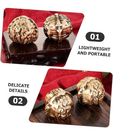 Buy Healvian Chinese Gymnastics Balls - Asian Meditation & Antique Brass Handballs for Relaxation - Buy Online on GoSupps.com