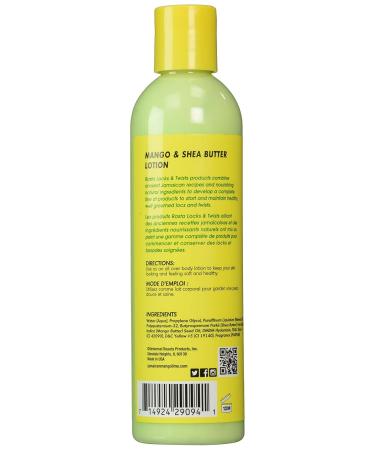 Jamaican Mango & Lime Mango & Shea Butter Lotion 8 Oz - Nourishing Moisturizer for Soft Skin | International Shipping Available - Buy Online on GoSupps.com