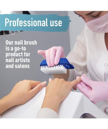 Konex Double-sided Hand and Nail Brush in Red - Gentle Cleaning for Hands and Nails - Buy Online on GoSupps.com