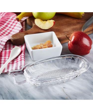 DESTALYA Glass Apple Grater for Baby Food - Manual Healthy Puree Maker and Small Food Processor Plate - Buy Online on GoSupps.com