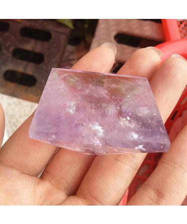 Crystal Rough 1 pcs 4.5cm Natural Amethyst Crystal Pyramid Purple Gemstone Pyramid Quartz Stone Obelisk Point Lucky Mascot - Buy Online on GoSupps.com