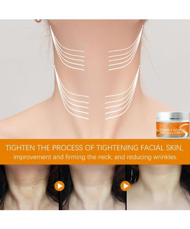 Neck Firming Cream Turmeric Neck Tightening Cream For Wrinkles & Fine Lines Anti-Aging Double Chin Reducer Cream Natural Face & Body Moisturizer For Loose and Sagging Skin (50g) - Buy Online on GoSupps.com