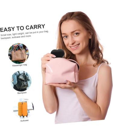 Partykindom Contact Lens Storage Case - Stylish Black Mussel Shell Organizer for Colored Lenses - Compact 7.2x5.8x2cm Lens Holder & Tool - Buy Online on GoSupps.com