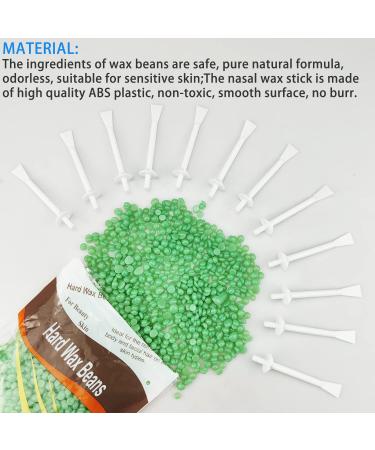 Nasal Wax Set for Men & Women - 100g Nose Hair Removal Kit with 2 Depilatory Wax Beans 50 Applicators & 6 Aluminum Cups - Safe & Effective Hair Removal - Buy Online on GoSupps.com