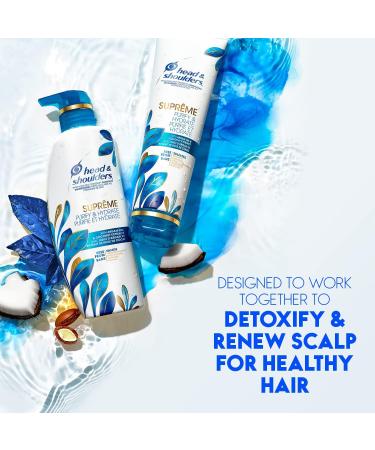 Head & Shoulders Conditioner Anti-Dandruff Treatment and Scalp Care Supreme Purify & Hydrate Safe For Color-Treated Hair 278 mL - Buy Online on GoSupps.com