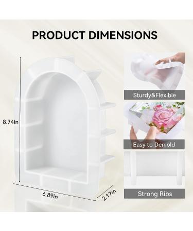ISSEVE Large Arch Silicone Resin Molds for Flowers, Wedding DIY Decor - Deep Epoxy Casting Craft for Home Gifts - Buy Online on GoSupps.com
