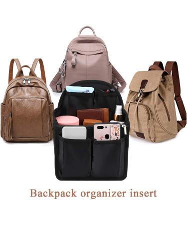 Deesoo Small Backpack Organizer Insert for Diaper Bag - Black | 11x7.87x4.72 inches - Buy Online on GoSupps.com