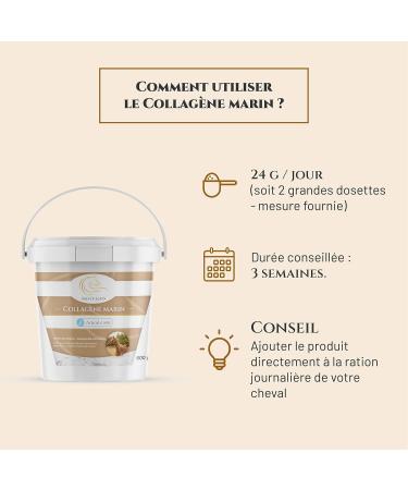 Prince Equin - Marine COLLAGEN - Horse nutritional supplement - Bucket 600g - Joint flexibility - Horse tendon support - French brand (600g bucket) - Buy Online on GoSupps.com