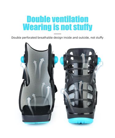 GHORTHOUD Air Cam Walker Fracture Boot Inflatable Walking Boot Short Walker Brace Orthopaedic Boot for Sprained Ankle Foot Pain Recovery Stress Fracture Broken Foot Achilles Tendonitis (Large) - Buy Online on GoSupps.com