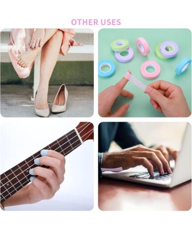 8 Rolls Eyelash Tape Lash Extension Under Eye Tape Lash Micropore Tape Adhesive Breathable Micropore Fabric Tape for Eyelashes Extension Supply Eye Lashes Tools 9m/10 yard Each Roll (Multicolor) - Buy Online on GoSupps.com