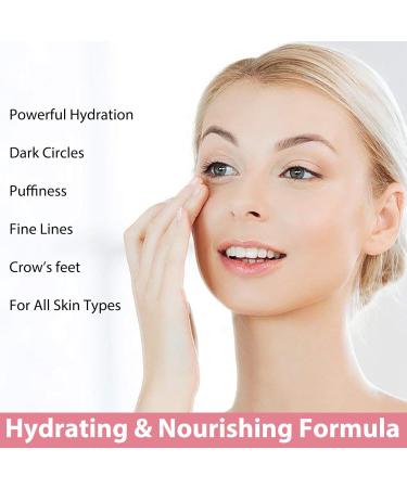 Eye Gel Best Eye Cream for Appearance of Dark Circles Puffiness Wrinkles and Bags. Super Eye Cream Moisturizer Serum for Men & Women (50ml) 50 ml - Buy Online on GoSupps.com