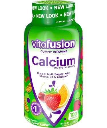 Vitafusion Calcium Adult Vitamins 100 Gummies - 2 Pack - Buy Online on GoSupps.com