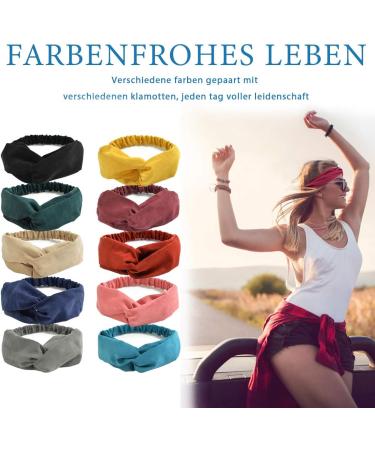 Buy Vintage Women's Hair Ties & Headbands | Elegant Bow Twist Knot Hair Accessories for Sports & Everyday Style - International Shipping Available - Buy Online on GoSupps.com