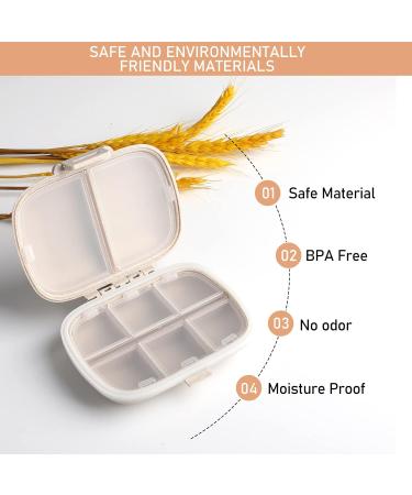 Sibba Pillen Organizer Box - Travel Size Cute Daily Medicine Container | Personal Storage Solution - Buy Online on GoSupps.com