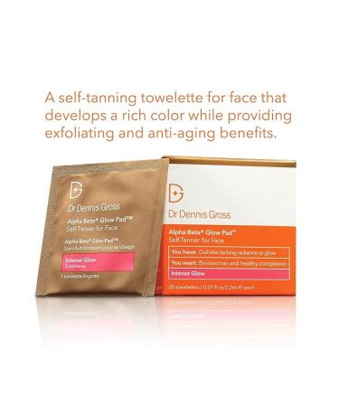 Dr Dennis Gross Alpha Beta Glow Pad Intense Glow for Face: for Dull Skin Lacking Radiance & Glow  (20 Towelettes) - Buy Online on GoSupps.com