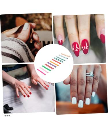 FRCOLOR 50pcs Nail Art Manicure Canes Sticks 3d Nail Art Canes Stick Rods 3d Nail Stickers Claycanes Nail Jewelry Diy Nail Art Nail Art Stickers Diy Nail Ornaments Cell Phone Accessories medium As Shown - Buy Online on GoSupps.com