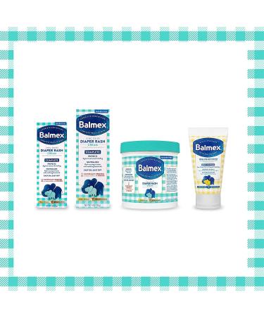 Balmex Zinc Oxide Diaper Rash Cream 4Oz (3 Pack) - Soothes and Protects Baby's Delicate Skin - Buy Online on GoSupps.com