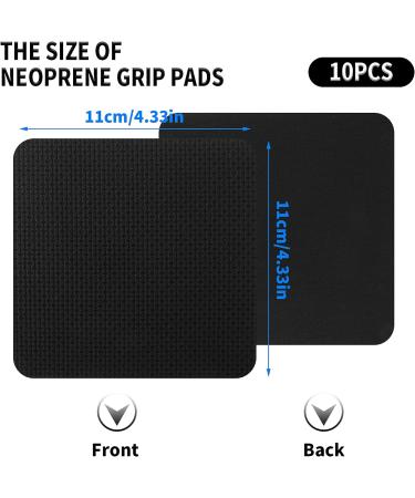 Prasacco 10-Piece Grip Cushion Set | Neoprene Weightlifting Pads for Fitness & Strength Training | Men & Women Alternative to Training Gloves - Buy Online on GoSupps.com