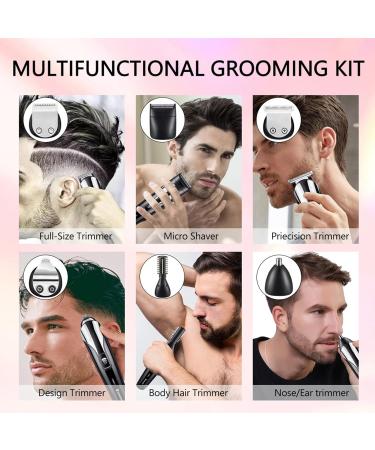 Men's Beard Trimmer - Cordless Waterproof Stainless Steel T-Blade for Precision Grooming | International Shipping Available - Buy Online on GoSupps.com
