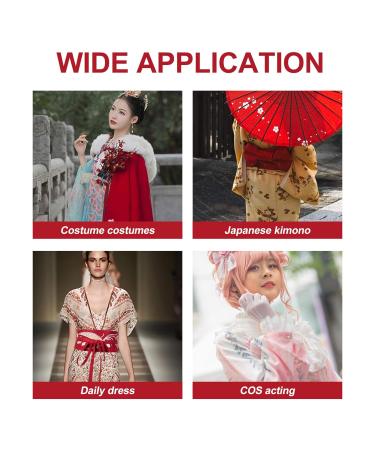 Lurrose 2Pcs Japanese Geisha Hair Clips | Vintage Chinese Tassel Hairpins | Bridal Kimono Hanfu Accessories for Women & Girls - Buy Online on GoSupps.com