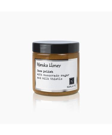 Manuka Honey Face Polish with Muscovado Sugar and Milk Thistle - 5oz