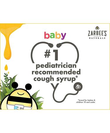 Zarbee's Baby Cough Syrup + Mucus Relief - Organic Agave, Ivy Leaf, Natural Grape Flavor, 10 Single Serve Packs - Buy Online on GoSupps.com