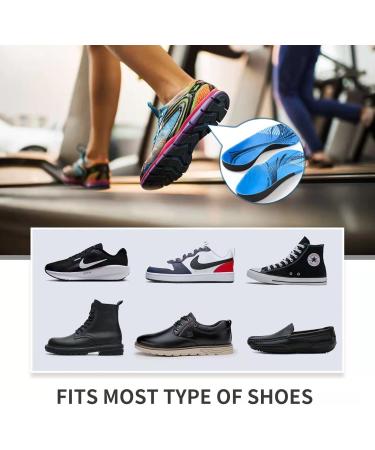 Heavy Duty Pain Relief Orthotics Insoles - Arch Support for Flat Feet & Overpronation | Full Length Men & Women (XS: Men 5.5-6.5/Women 6-7 - Buy Online on GoSupps.com